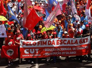 Marilane Teixeira, Clara Saliba, Caroline Lima de Oliveira e Lilia Bombo Alsisi